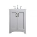 Convenience Concepts 24 in. Single Bathroom Vanity in Grey - 24 x 34 x 19 in. HI2222654